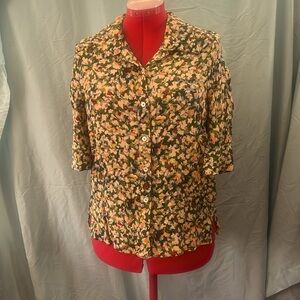 Toast, floral women’s blouse